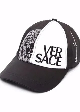 Versace кепка с вышитым логотипом Medusa