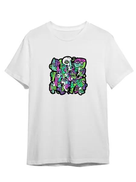 Футболка унисекс Каждому Своё ATL/Acidhouze/Рэпер MZATL2 белая 2XL