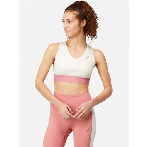 Топ спортивный ASICS COLOR BLOCK BRA III, размер S, белый