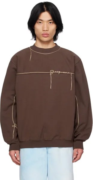 Коричневый Толстовка Le Raphia 'Le Sweatshirt Fio' Jacquemus