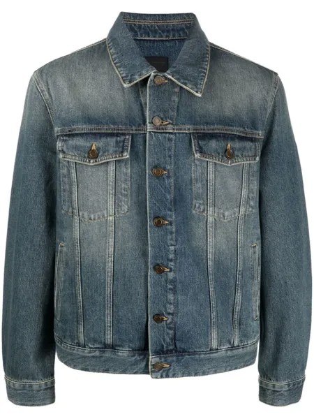 Saint Laurent джинсовая куртка, синий