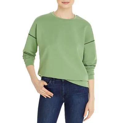 Женская зеленая вязаная футболка с круглым вырезом Three Dots, пуловер, рубашка XL BHFO 1725