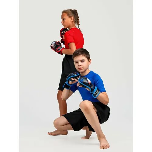 Рашгард BARRACUDA Рашгард детский компрессионный спортивная футболка с коротким рукавом BARRACUDA KIDS, размер 2XS, красный