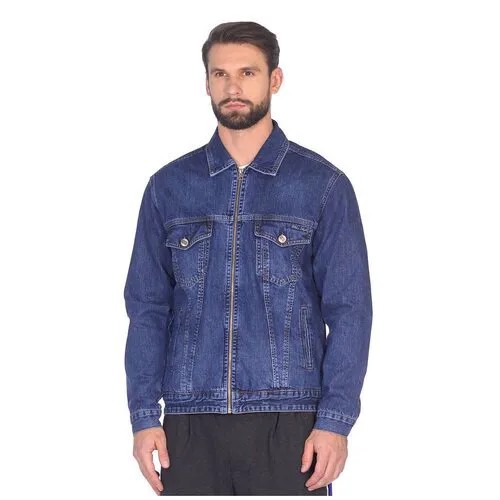 Куртка Dairos демисезонная, внутренний карман, карманы, размер 3xl, синий