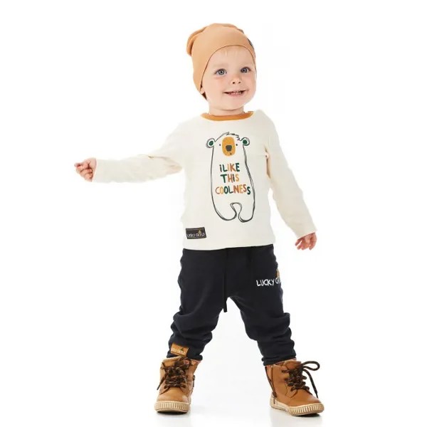 Lucky Child Лонгслив для мальчиков Зимние каникулы 63-12