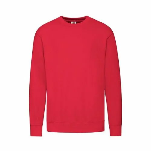 Свитшот Fruit Of The Loom LIGHTWEIGHT SET-IN SWEAT, размер M, , красный