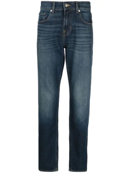 7 For All Mankind зауженные джинсы, синий