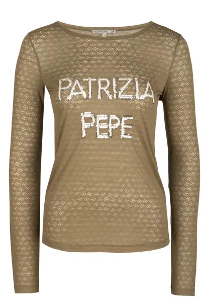 Лонгслив женский Patrizia Pepe 87699 зеленый 40