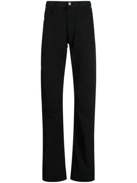 Узкие джинсы Emporio Armani, черный