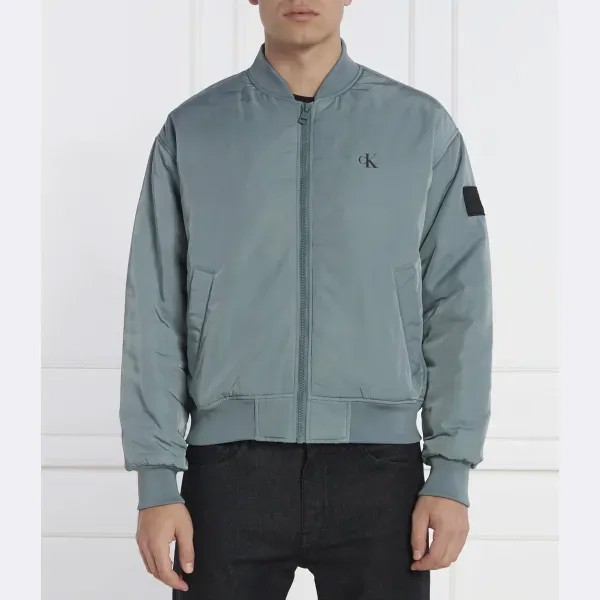 Бомбер стандартного кроя Calvin Klein, синий