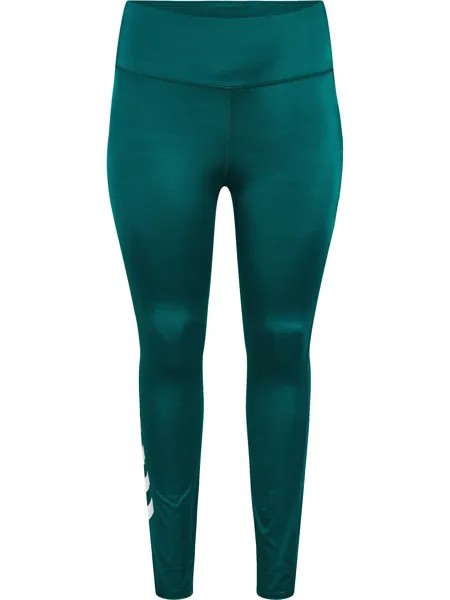 Леггинсы Hummel Hmlte Curvy Hight Waist Tights Plus, цвет DEEP TEAL