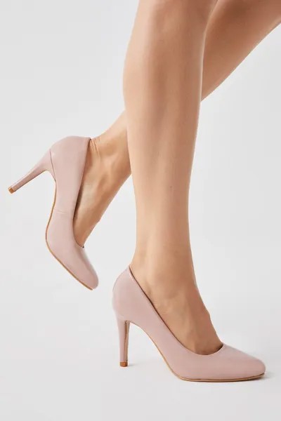 Туфли-лодочки на шпильке с круглым носком Dana Dorothy Perkins, розовый