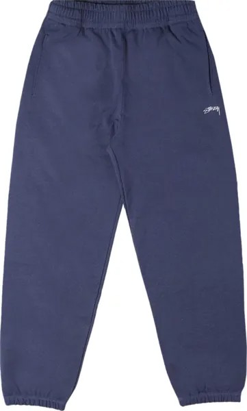 Брюки Stussy Stock Logo Pant 'Navy', синий