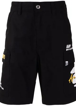 AAPE BY *A BATHING APE® шорты с логотипом
