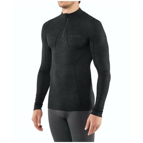 Мужской лонгслив FALKE Wool-Tech 33410 (Черный (3000) 56-58)