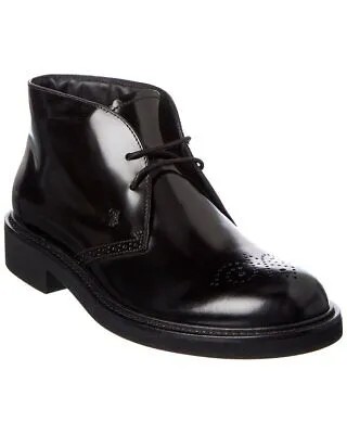Мужские кожаные ботинки Tod S черные 6