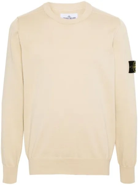 Stone Island джемпер с нашивкой Compass, нейтральный цвет