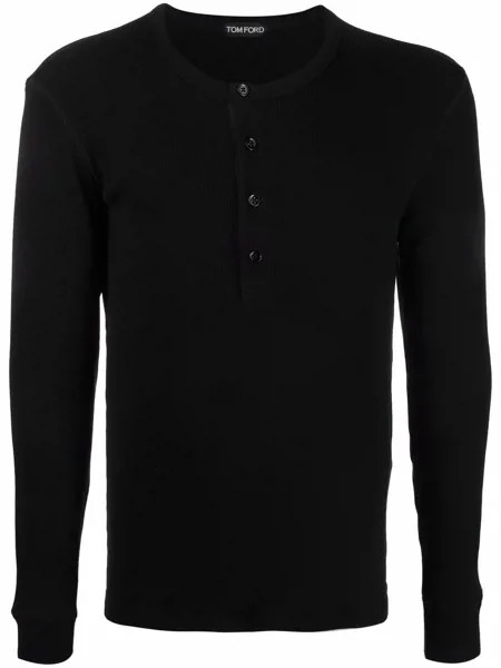 TOM FORD ribbed long-sleeved T-shirt