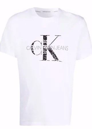 Calvin Klein Jeans футболка из органического хлопка с логотипом