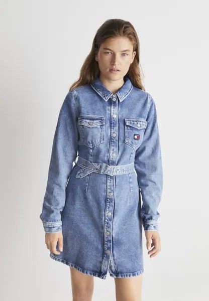 Джинсовое платье Tommy Jeans, светло-синий