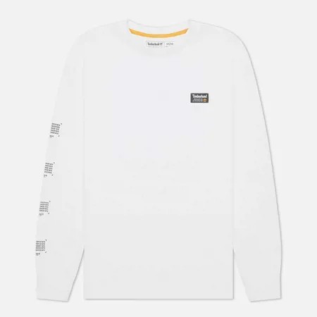 Мужской лонгслив Timberland YC Graphic Relaxed, цвет белый, размер M