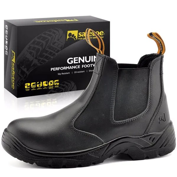 SAFETOE S3 безопасная обувь светильник Вес рабочие ботинки с защитная Рабочая обувь со стальной вставкой на носке, Водонепроницаемый кожа для Мужская и женская обувь Hombre США Editi
