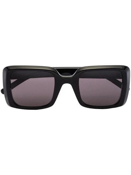 Saint Laurent Eyewear солнцезащитные очки SL497 в массивной оправе