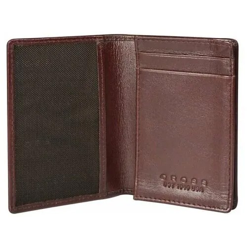 Визитница Cross Vachetta New Brandy, кожа наппа, гладкая, коричневый, 10,5 х 7,5 х 2 см
