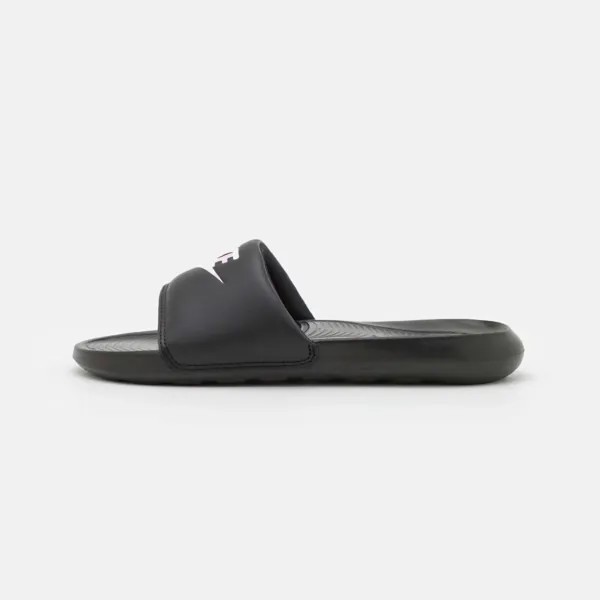 Шлепанцы на плоской подошве Унисекс Nike Sportswear Victori One Slide, черный/розовый