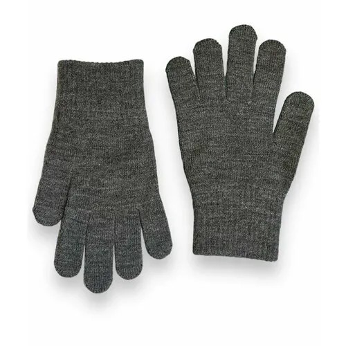 Перчатки H&M, размер 8-14Y, серый