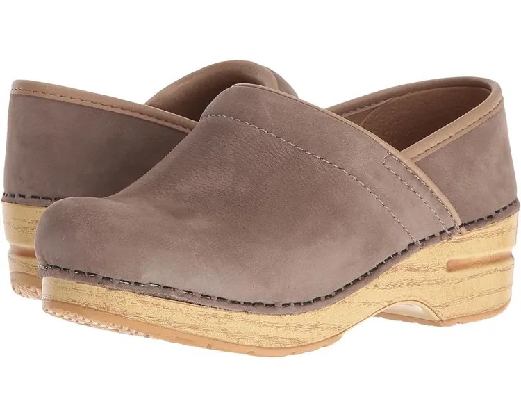 Сабо Dansko Professional, цвет Taupe Milled Nubuck