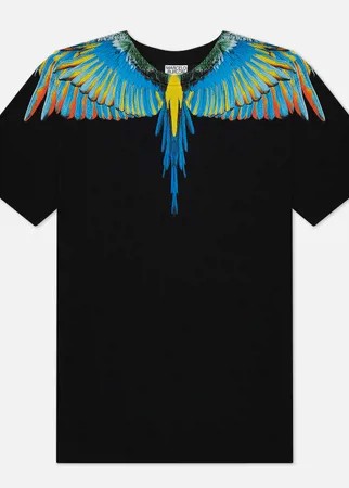 Мужская футболка Marcelo Burlon Birds Wings Regular, цвет чёрный, размер S