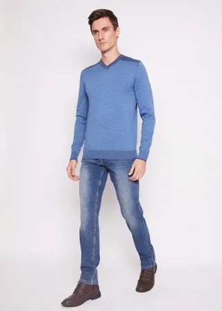 Пуловер мужской 011346183093 Zolla синий 4XL
