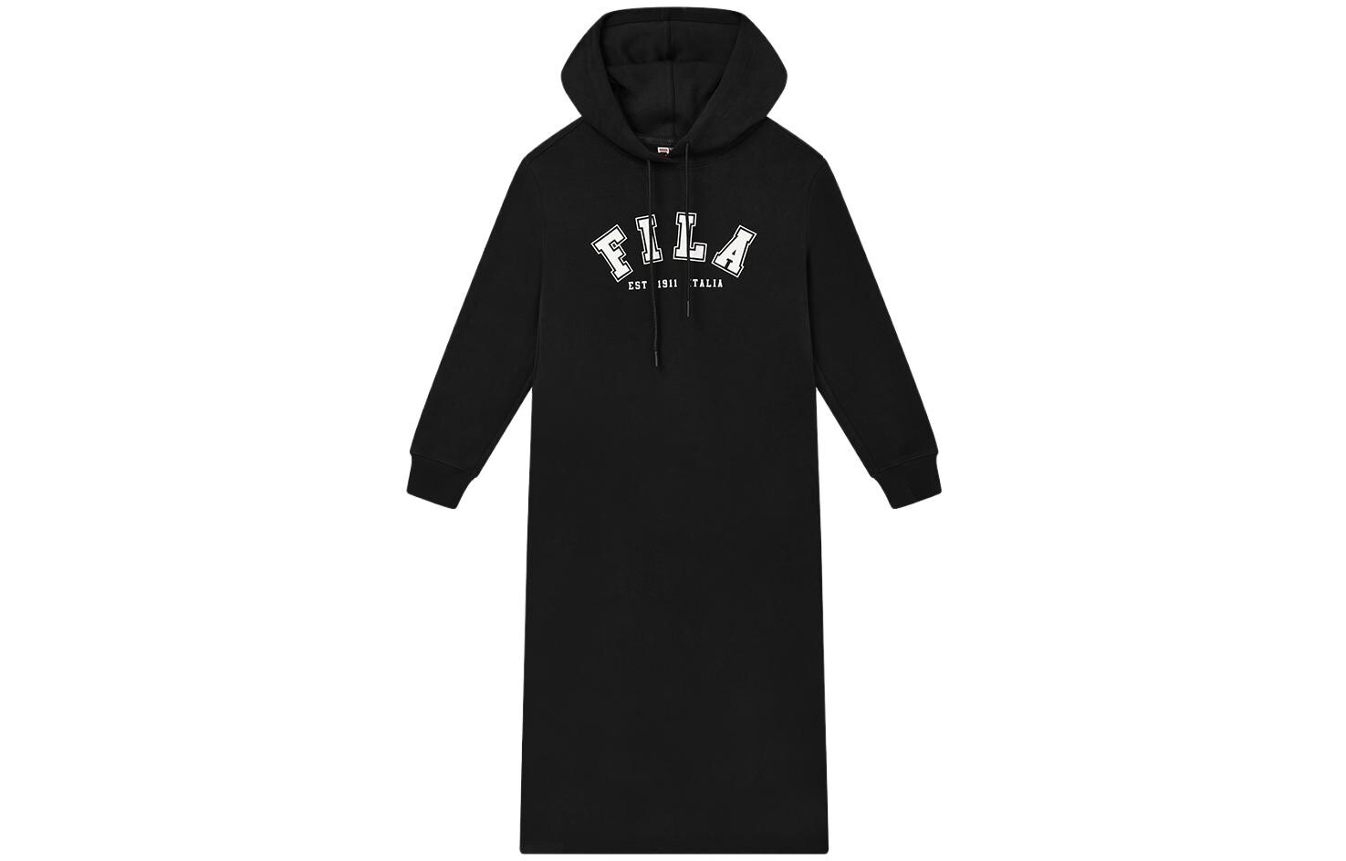 FILA Женское платье с длинными рукавами, цвет Black