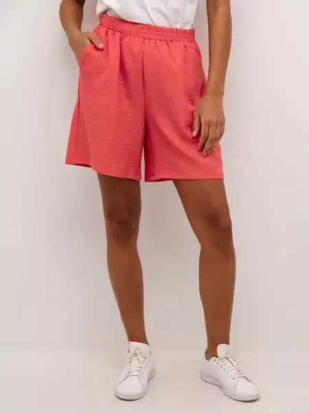 Шорты KAFFE Elise Elastic Waist Wide Leg, цвет cayenne