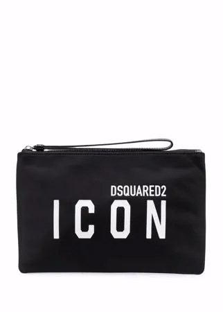 Dsquared2 клатч с логотипом Icon