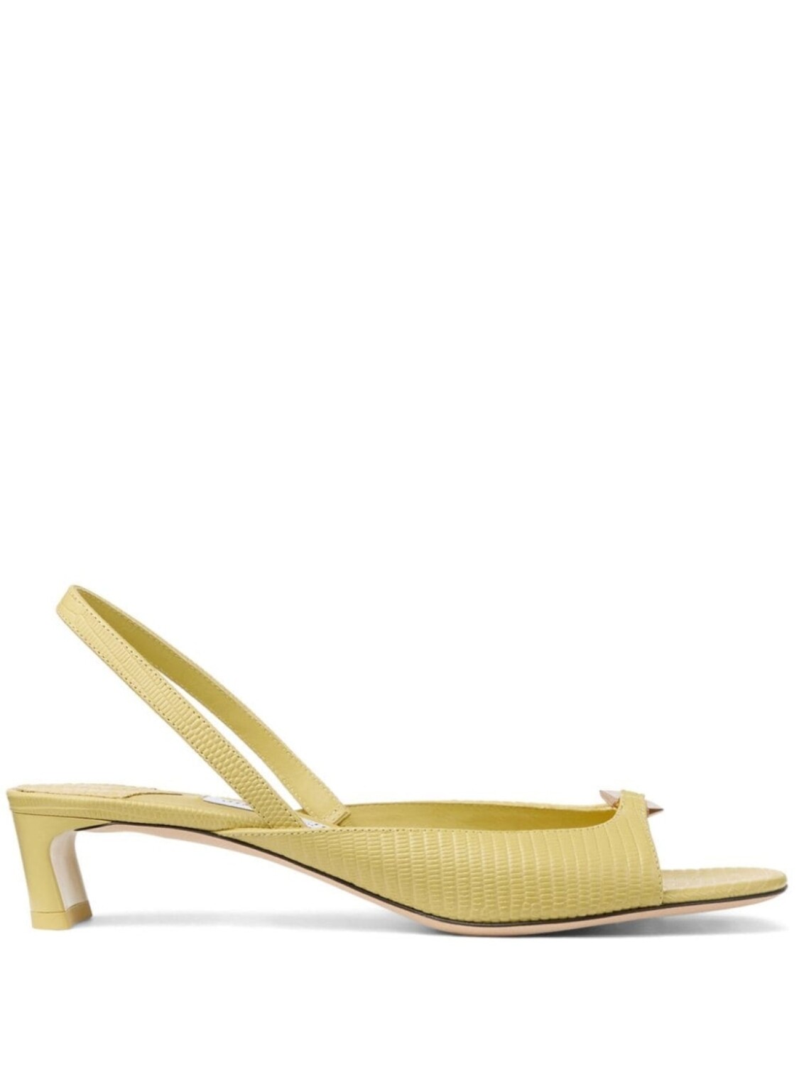 Босоножки Lev 35 с ремешком на пятке Jimmy Choo, желтый
