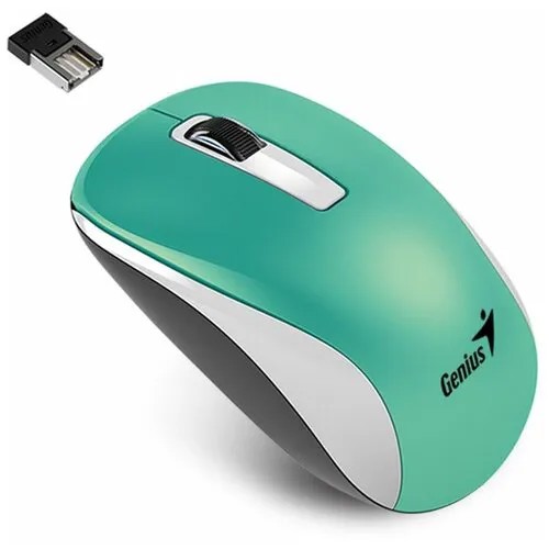 Мышь беспроводная Genius NX-7010 бирюзовый металлик (31030114109)
