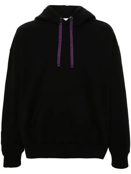 Lanvin худи с вышитым логотипом, черный