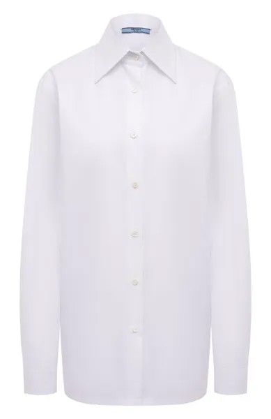 Хлопковая рубашка Prada
