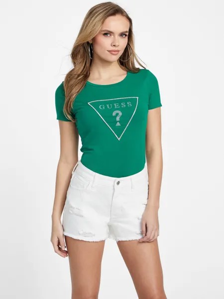 Треугольная футболка Carlee Guess Factory, цвет Field Green