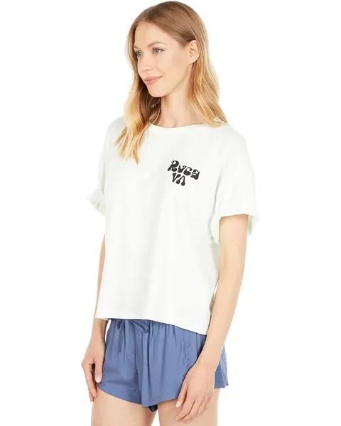 Футболка RVCA Bubbly RVCA Short Sleeve Tee, цвет Sea Bleach