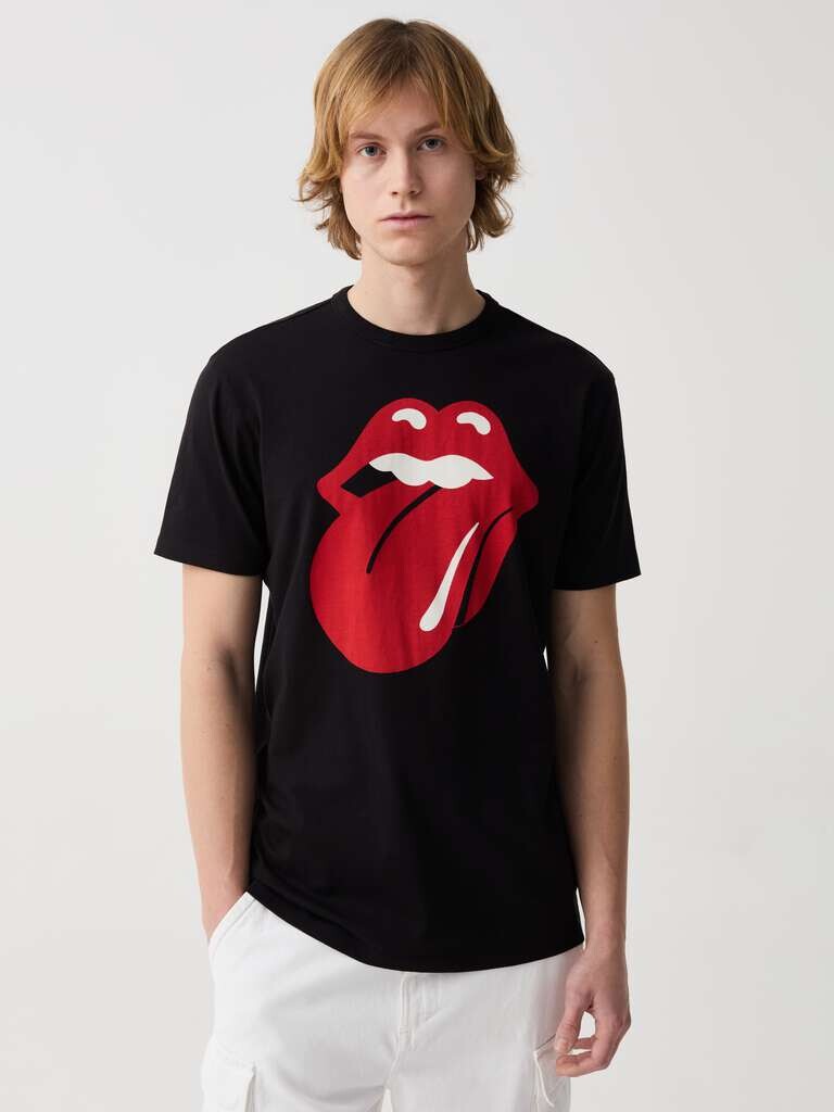 Футболка с принтом альбома Rolling Stones Ovs, цвет black