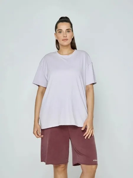 Футболка женская MAT fashion Plus size_1113 фиолетовая L/XL