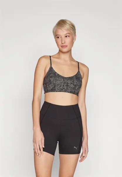 Спортивный бюстгальтер средней поддержки MOVE YOGINI BRA Puma, цвет black