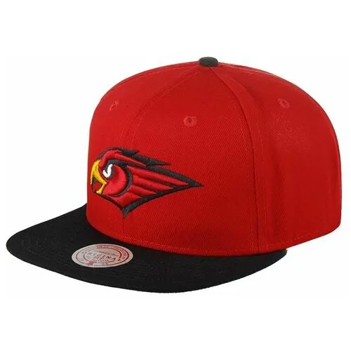 Бейсболка MITCHELL NESS арт. HHSS3464-AHAYYPPPRDBK Atlanta Hawks NBA (красный / черный), размер ONE
