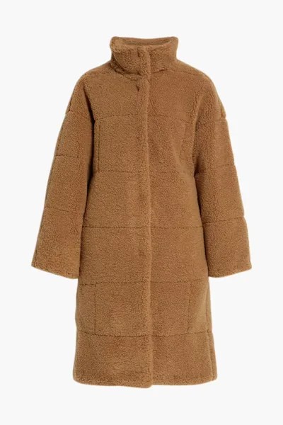 Стеганое пальто из искусственной овчины Frame, коричневый
