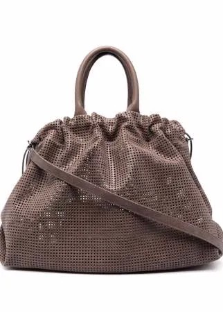 Brunello Cucinelli сумка-тоут с перфорацией