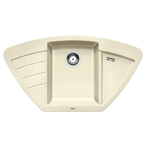Врезная кухонная мойка 93 см Blanco Zia 9E Silgranit PuraDur 514759 жасмин