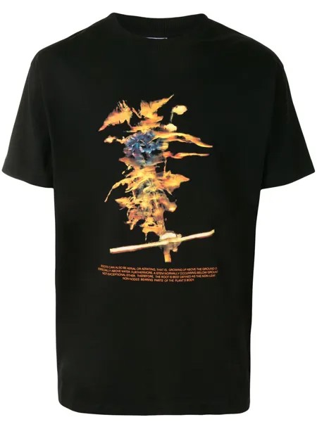Marcelo Burlon County of Milan футболка с цветочным принтом